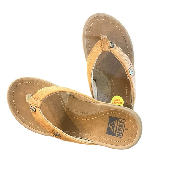 New Reef flip flops | Arch Support | Caramel Color - Picture 4 of 4